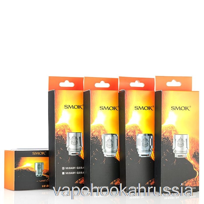 Vape Russia Smok Tfv8 Baby сменные катушки V8 Baby-t12 зеленый свет